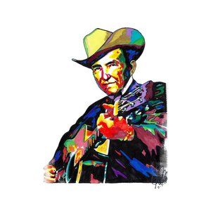 Lester Flatt Guitar Bluegrass Country Music Poster Print Wall Art 11x17